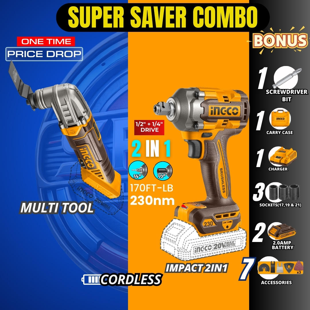 2IN1 CORDLESS IMPACT + MULTI TOOL