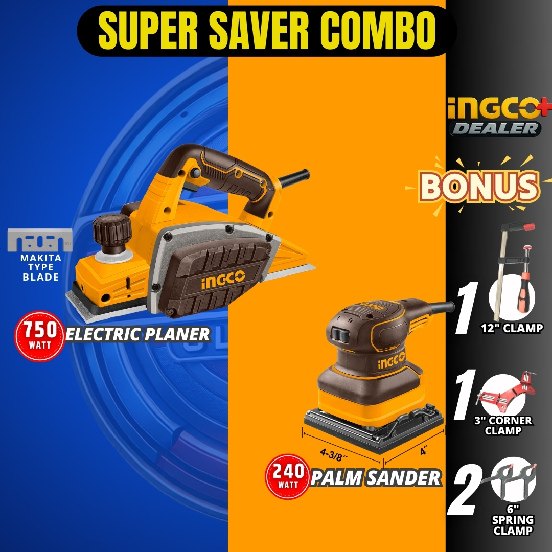 PALM SANDER + PLANER COMBO